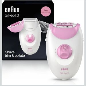 BRAUN Silk Epil 3 - Epilator, Shaver + Trimmer in 1